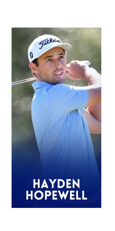 Hayden Hopewell Hayden Hopewell golf