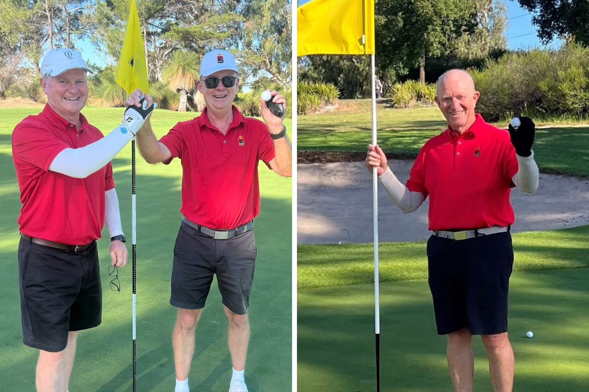 Royal Fremantle Senior Men's Pennants hole-in-one