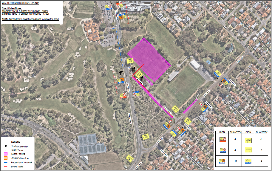 WA Open parking WA Open parking map