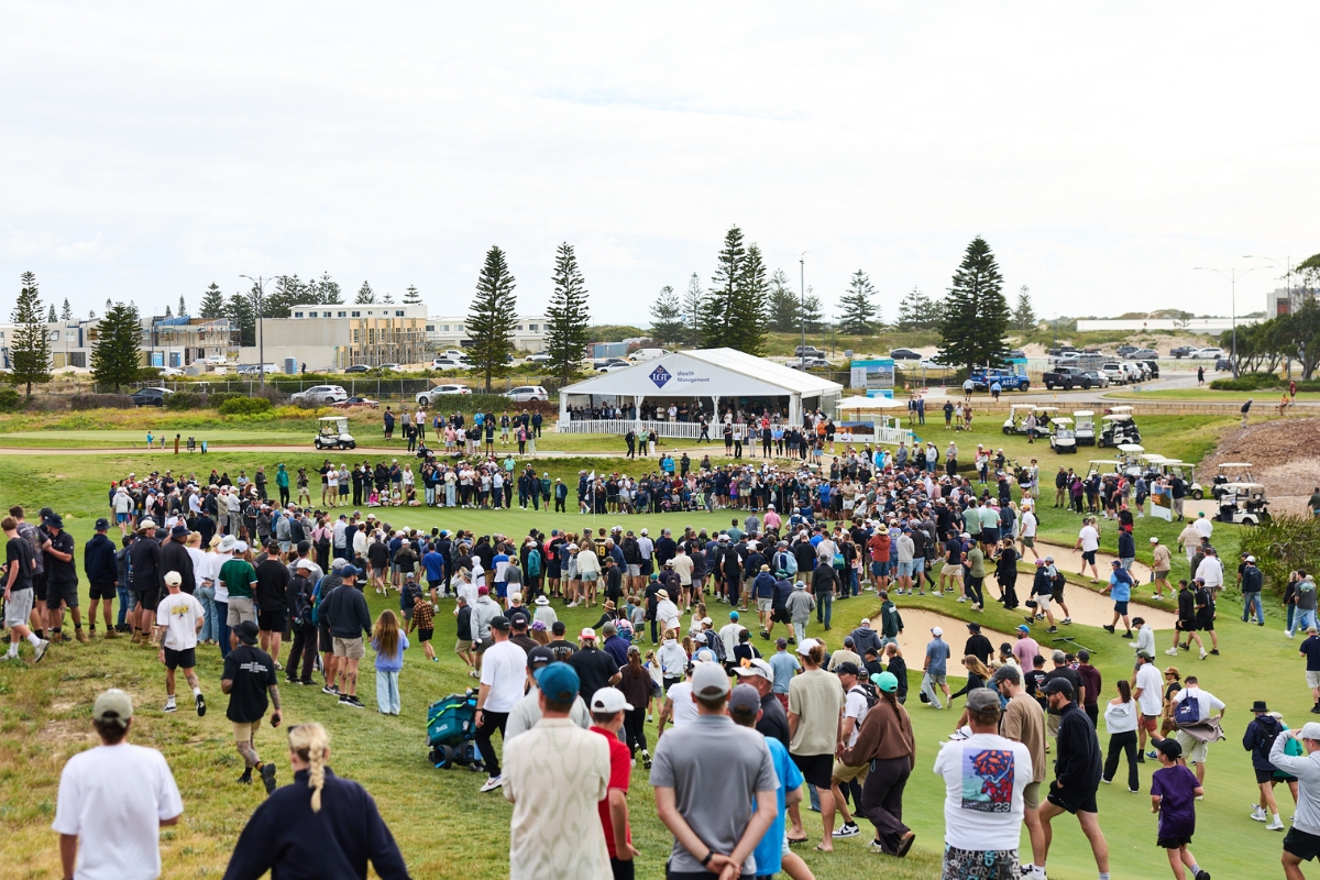 WA Open crowd